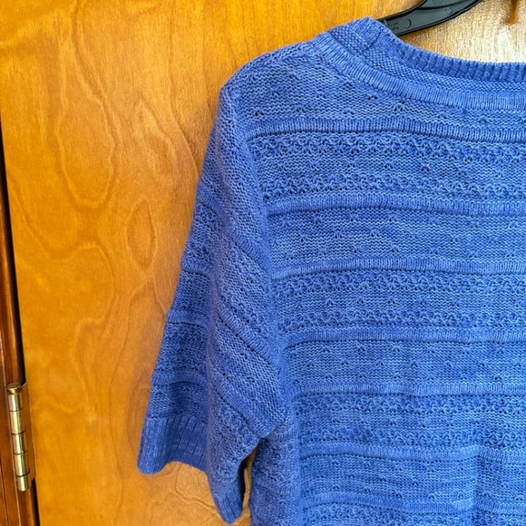 Christopher and Banks Blue Sweater NWT‎ with Fake Camisole - Picture 12 of 14